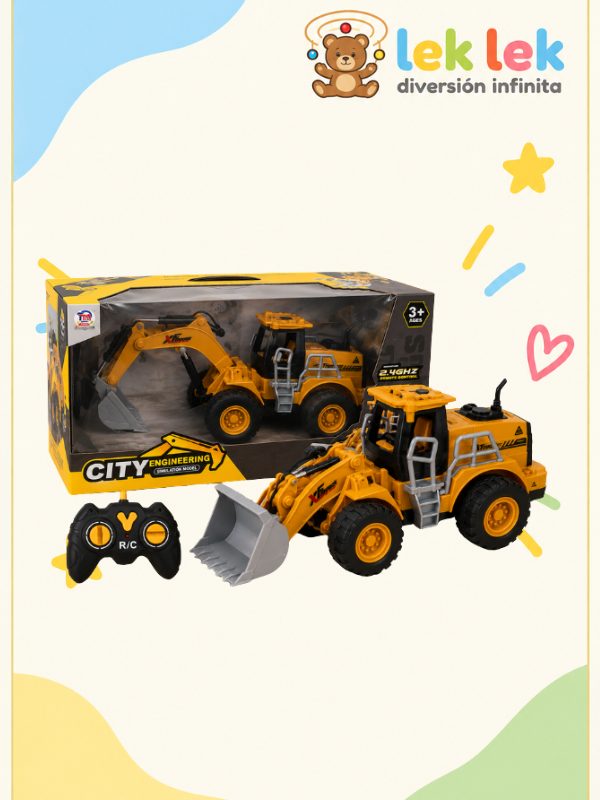 BULLDOZER EXCAVADORA A CONTROL REMOTO 🏗️