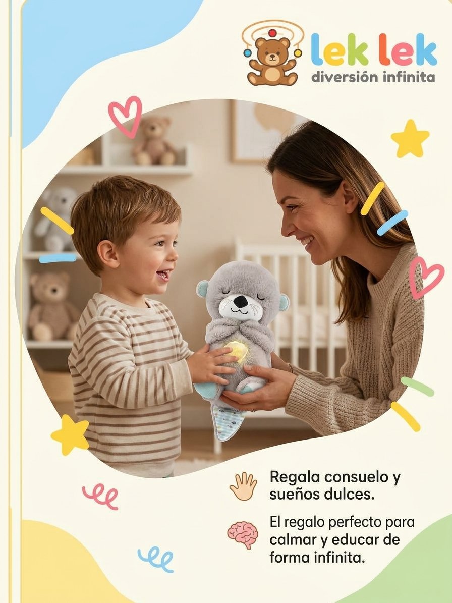 Nutria Que respira, 🦦 Peluche que relaja y ayuda a dormir - Imagen 6