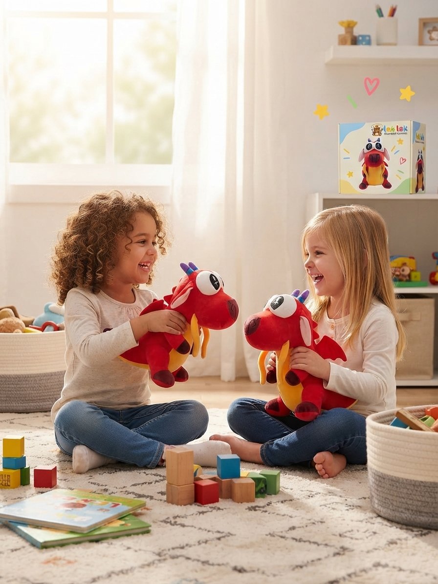 Peluche Dragón Mushu de 40 cm El Peluche de Moda Más Buscado - Imagen 7