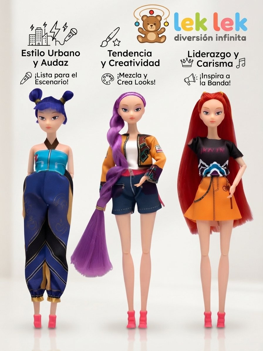 Guerreras kpop demon hunter Muñecas Articuladas - Imagen 6